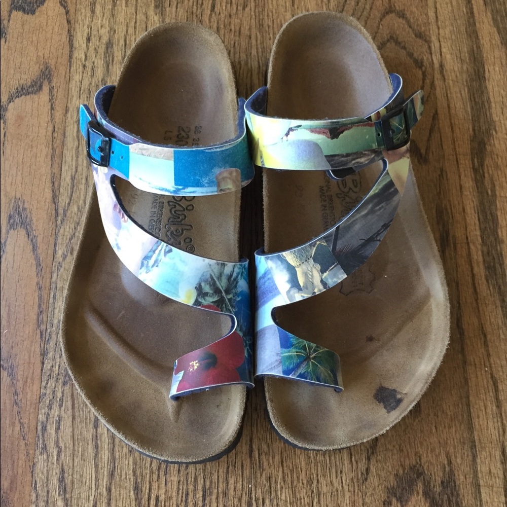 Hawaiian print Birki’s Sz. 36